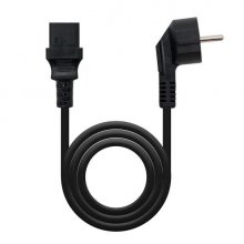 Nanocable Cable de Alimentacion CPU - Shucko CEE7 Macho a C-13 Hembra 5m - Color Negro