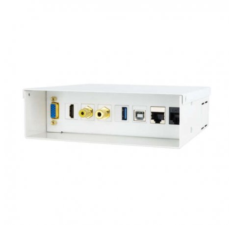 Nanocable Caja de Conexiones Multimedia de Pared VGA, HDMI, Jack3.5, RCA, USB 2.0 B, USB 3.0, 2x RJ-45