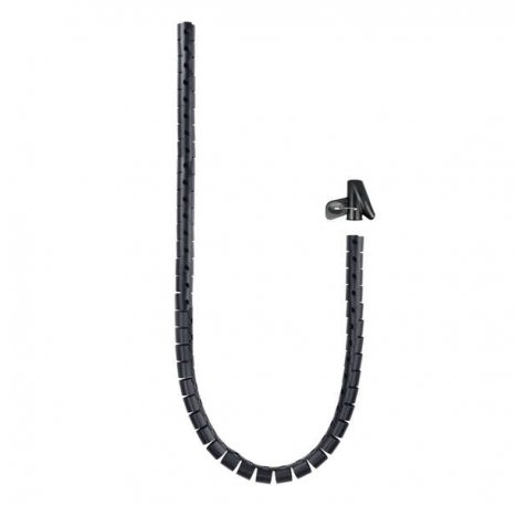 Nanocable Organizador de Cables Flexibles 25mm 1m - Color Negro