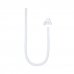 Nanocable Organizador de Cables Flexible 25mm - Longitud 1m - Color Blanco