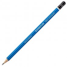 Staedtler Mars Lumograph 100 Lapiz de Grafito Hexagonal - Mina 2H Ultrarresistente de 2mm - Madera de Bosques Sostenibles - Caja de 12 ud (12 uds)