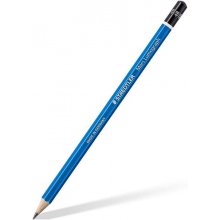 Staedtler Mars Lumograph 100 Lapiz de Grafito Hexagonal - Mina 4B - Resistencia a la Rotura - Madera de Bosques Sostenibles (12 uds)