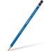 Staedtler Mars Lumograph 100 Lapiz de Grafito Hexagonal - Mina 4H - Resistencia a la Rotura - Madera de Bosques Sostenibles (12 uds)