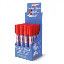 Instant Classic Pocket Barra de Pegamento 5grs - Formato Boligrafo con Clip - Lavable - Sin Disolventes (16 uds)