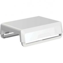 Fellowes Elevador para Monitor con 3 Ajustes de Altura - Ideal para Trabajo Hibrido - Canal para Dispositivos con Carga - Materiales 100% Reciclados