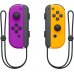 Nintendo Set de 2 Mandos Joy-Con Izquierdo/Derecho para Nintendo Switch - Autonomia hasta 20h - Vibracion HD - Sensor de Movimiento y Acelerometro - Boton de Captura - Sensor NFC para Amiibo - Camara Infrarroja - Color Morado y Naranja Neon