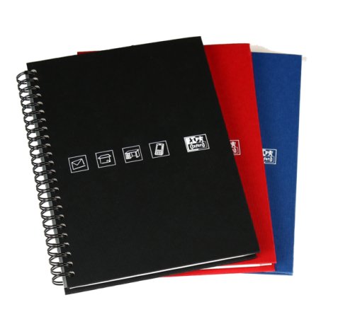 Oxford School Indice Telefonico A5 Doble Espiral - Practico y Resistente - Tamaño Ideal para Llevar en la Mochila - Colores Surtidos (20 uds)