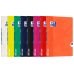 Oxford Openflex Libreta Grapada Tapa Plastico A4 Seyes - Resistente Tapa de Plastico - Formato A4 - Cuadricula Seyes con Margen - Grapado Seguro (10 uds)