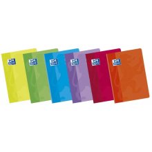 Oxford Classic Pack de 10 Libretas Grapadas Formato A4 Cuadricula 5x5 - 48 Hojas con Margen - Tapa Blanda Plastificada - Colores Surtidos