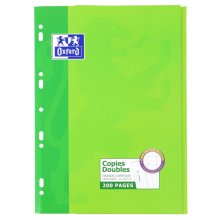 Oxford Seyes Recambio A4 200 Hojas - Cuadricula Seyes - con Margen - Papel de Alta Calidad (5 uds)