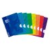Oxford School Openflex A4 Libreta Grapada - Tapa de Plastico Resistente - 48 Hojas con Cuadricula 5x5 - 2 Margenes - Colores Surtidos (10 uds)