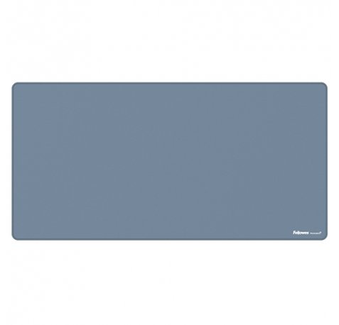 Fellowes Breyta Alfombrilla de Escritorio - Antideslizante - Proteccion Antimicrobiana - Antirreflectante - Fabricado con Material Reciclado - 40x80x0.25cm - Color Azul