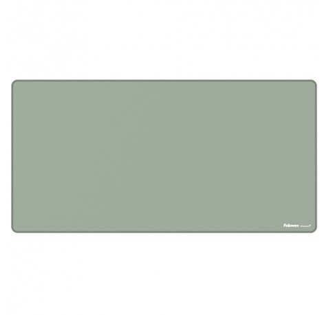 Fellowes Breyta Alfombrilla de Escritorio - Antideslizante - Proteccion Antimicrobiana - Antirreflectante - Fabricado con Material Reciclado - 40x80x0.25cm - Color Verde Salvia
