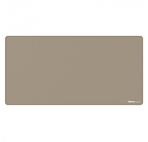 Fellowes Breyta Alfombrilla de Escritorio - Antideslizante - Proteccion Antimicrobiana - Antirreflectante - Fabricado con Material Reciclado - 40x80x0.25cm - Color Beige Arena