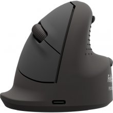 Fellowes Breyta Plus Raton Inalambrico Ergonomico Vertical 2400ppp - TamaÃ±o Mediano - BluetoothÂ®, Dongle USB y Conexion por Cable - Certificado por FIRA - Uso Diestro - Color Negro