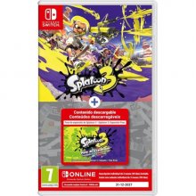 Nintendo Videojuego Splatoon 3 con Pase de Expansion para Consola Nintendo Switch - 3 Meses de Nintendo Switch Online Incluido - Genero Accion/Shooter en Tercera Persona - PEGI 7