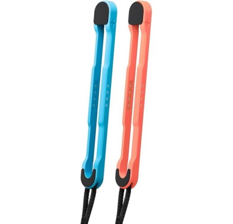 Nintendo Pack de 2 Correas para Joy-Con 2 Izquierdo/Derecho - Facil Acople y Desacople - Mejora Seguridad en Juegos Activos - Aumenta Estabilidad en Modo Raton - Color Rojo y Azul Claro