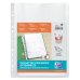 Oxford A4 Fundas Multitaladro Gran Capacidad - Fuelle Polipropileno 200µ - Acabado Cristal (5 uds)