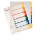 Esselte Indices Proyectos Imprimibles A4 Maxi PP Tipo 1-6 Multicolor Material PP Rigido 300 Micras Portada 350 Micras Tamaño A4 Maxi