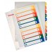 Esselte Indices Proyectos Imprimibles A4 Maxi PP Tipo 1-10 Multicolor Material PP Rigido 300 Micras Portada 350 Micras Tamaño A4 Maxi