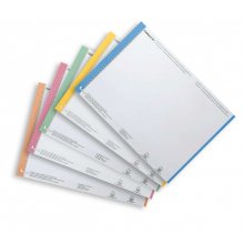 Elba Bristol Hoja 10 Etiquetas para Carpeta Colgante N°0 - Resistente - Tamaño Adecuado - Colores Surtidos