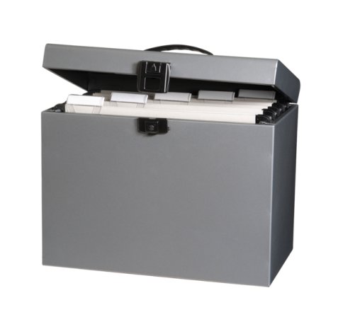 Oxford Class N' Go Classic Maletin de Metal para Carpetas Colgantes A4 - Resistente y Duradero - 220x295x370mm - Ideal para Organizar Documentos - Practico y Funcional