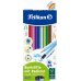 Pelikan Caja de 12 Lapices de Colores Borrables Hexagonales - con Goma - Mina Antirotura - Certificacion FSC