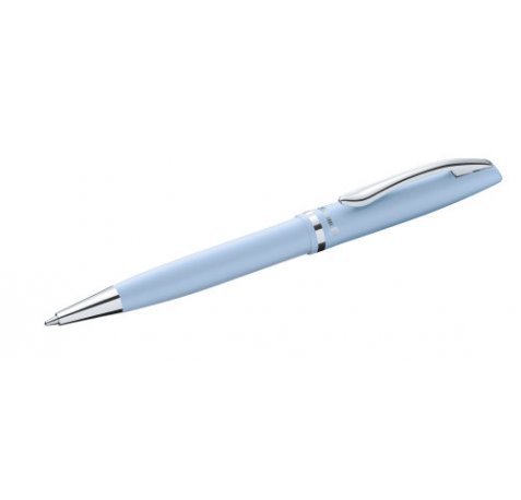Pelikan Jazz Pastel Boligrafo con Mecanismo de Giro - Punta Mediana - Cuerpo Lacado - Recargable - Color Azul Pastel