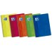 Oxford School Classic Fº Cuaderno Espiral Tapa Blanda 4x4 - 80 Hojas - Colores Vivos - Margen 4x4 - Ideal para Estudiantes (5 uds)