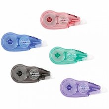 Pelikan Fancy Roller Mini Corrector 5mmx6m - Tapon para Proteger la Punta - Tornillo de Ajuste - Empuñadura de Goma Ergonomica - Colores Surtidos - 301961 (20 uds)