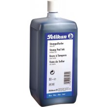 Pelikan Tinta de Sellar sin Aceite - Botella 1L - Secado Rapido - Resistente al Agua - Color Azul Intenso