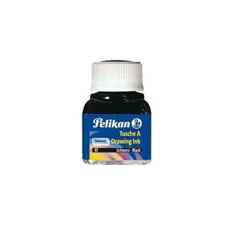Pelikan Tinta China 523 10ml - Alta Calidad - Resistente al Agua - Ideal para Dibujo y Caligrafia - Color Siena Tostada