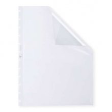 Oxford Variozip Fundas para Carpetas - Tamaño A4 - Material de Piel Naranja Transparente - Cierre con Cremallera - Resistente y Duradero (10 uds)