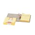Elba Encuadernadores Data-Clip Plastico con Alambre Interior - Facil de Usar - Resistente - Color Rojo (10 uds)
