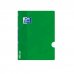 Oxford School Classic Openflex A5+ Libreta Grapada - Tapa de Plastico Resistente - 48 Hojas con Margen 4x4 - Color Verde - Ideal para Estudiantes (10 uds)