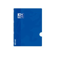 Oxford School Classic Openflex A5+ Libreta Grapada - Tapa de Plastico Resistente - 48 Hojas con Margen - Cuadricula 4x4 - Color Azul (10 uds)