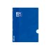 Oxford School Classic Openflex A5+ Libreta Grapada - Tapa de Plastico Resistente - 48 Hojas con Margen - Cuadricula 4x4 - Color Azul (10 uds)