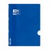 Oxford School Classic Openflex A4 - Tapa de Plastico Resistente - Libreta Grapada 4x4 con Margen - 48 Hojas de Papel de Alta Calidad - Color Azul (10 uds)