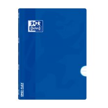Oxford School Classic Openflex A4 - Tapa de Plastico Resistente - Libreta Grapada - 1 Linea con Margen - 48 Hojas - Color Azul (10 uds)