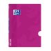 Oxford School Classic Openflex A4 Libreta Grapada - Tapa de Plastico Resistente - 1 Linea con Margen - 48 Hojas de Papel Lila - Ideal para Estudiantes (10 uds)