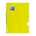 Oxford School Classic Openflex A4 - Tapa de Plastico Resistente - Libreta Grapada con Pauta 3.5 y Margen - 48 Hojas de Papel de Alta Calidad en Color Lima (10 uds)