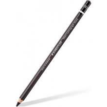 Staedtler Mars Lumograph Black Artist Pencil 100B Lapiz de Grafito - Mina 8B - Resistencia a la Rotura - Madera de Bosques Sostenibles (12 uds)