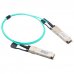 Ruijie 100G-AOC-10M Cable de Fibra Optica AOC - QSFP28 - 10 Metros - 100 Gbps por Canal - Color Turquesa