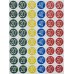 Apli Etiquetas de Descuento -20%/-50% Ø 24mm 5 Hojas
