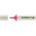 Edding 24 EcoLine Marcador Fluorescente - Punta Biselada - Trazo entre 2-5mm - 90% de Plastico Reciclado - Etiqueta Ecologica Blue Angel - Color Rosa (10 uds)