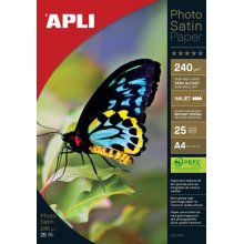 Apli Papel Fotografico Photosatin A4 240g 25 Hojas