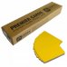 Zebra pack de tarjetas de pvc originales imprimibles amarillas -