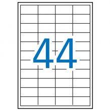 Apli Etiquetas Blancas Permanentes 48.5 x 25.4mm 500 Hojas