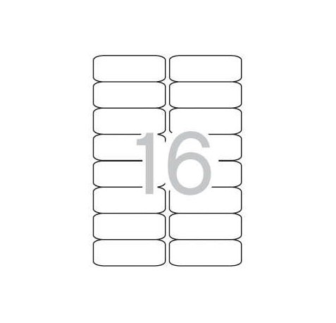 Apli Etiquetas Blancas Permanentes 99.1 x 34.0mm 500 Hojas