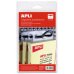 Apli Colgadores Autoadhesivos Eurohole 34x48mm - Ideal para Productos de Bajo y Medio Peso - Bolsa con 100 Unidades (5 uds)